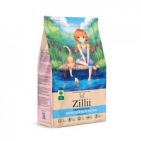 ZILLII Light/Sterilized Cat Сухой корм для взрослых кошек с избыточным весом и стерилизованных Белая Рыба с Лососем 2кг